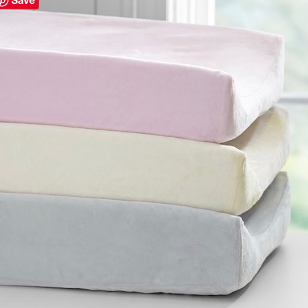 Pottery Barn Kids Luxe Chamois Changing Pad Covers
